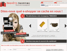 Tablet Screenshot of enquete-shopping.com